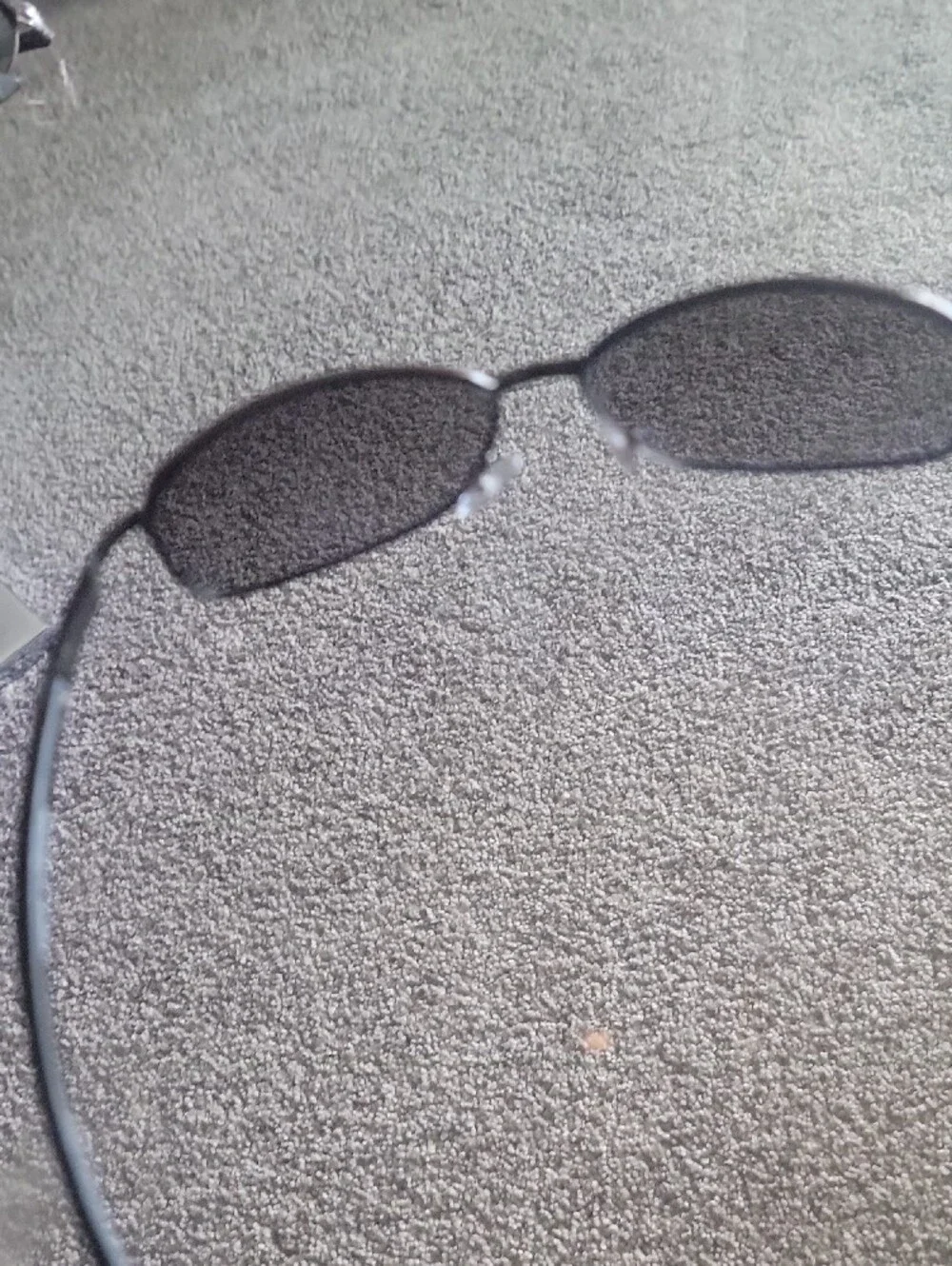 Slim Metal Frame Sunglasses - Smoke Lenses